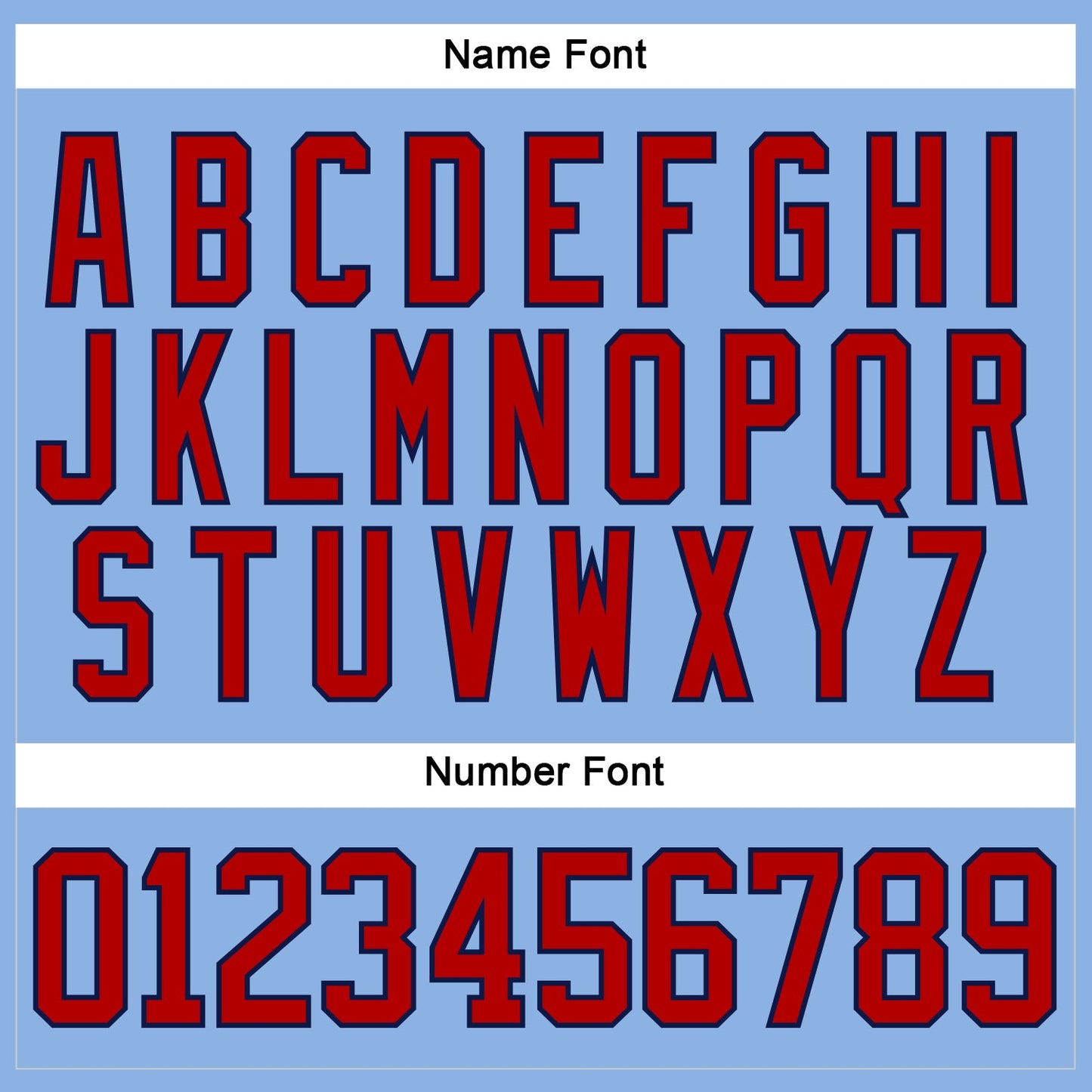 Custom Light Blue Red-Navy Hockey Lace Neck Jersey - Sky-Custom