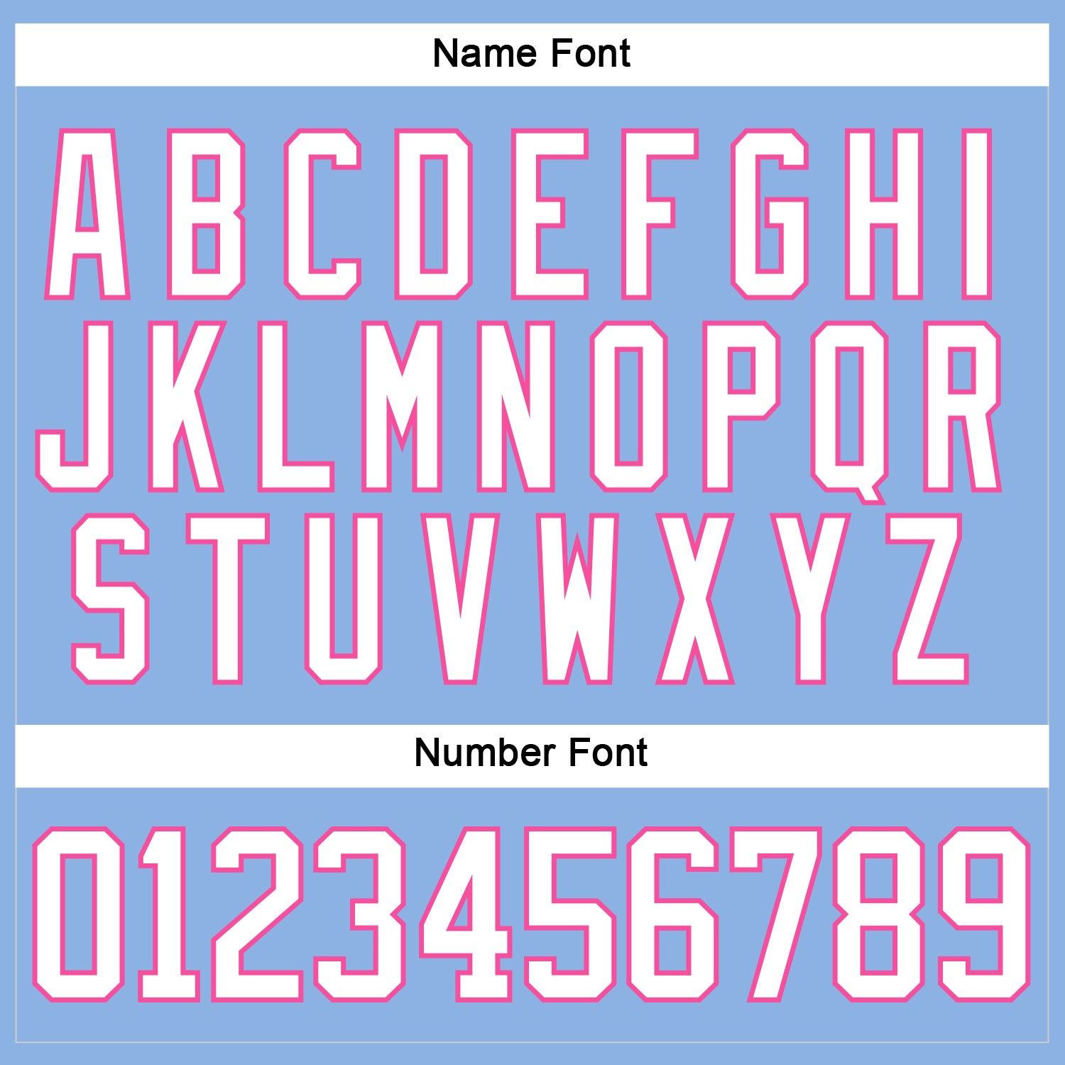 Custom Light Blue White-Pink Hockey Lace Neck Jersey - Sky-Custom