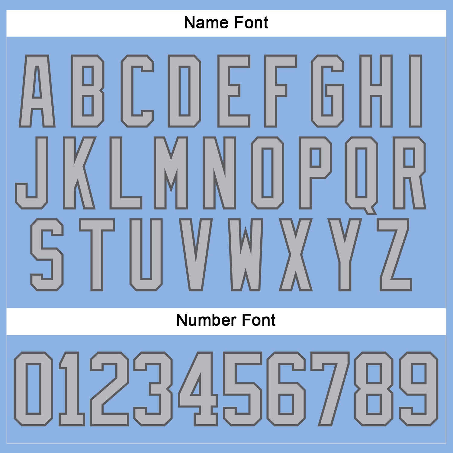 Custom Light Blue Gray-Steel Gray Hockey Lace Neck Jersey - Sky-Custom