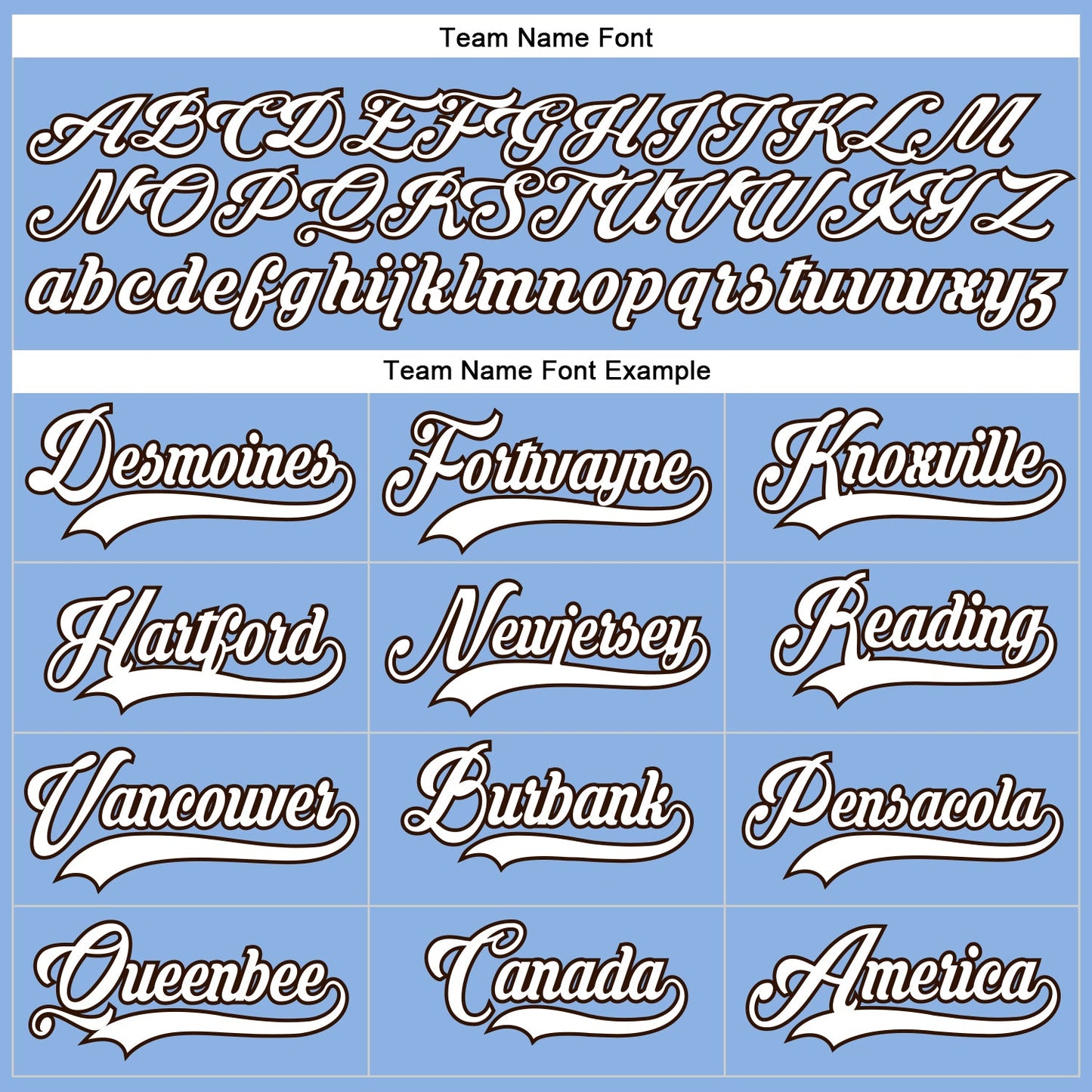Custom Light Blue White-Brown Hockey Lace Neck Jersey - Sky-Custom