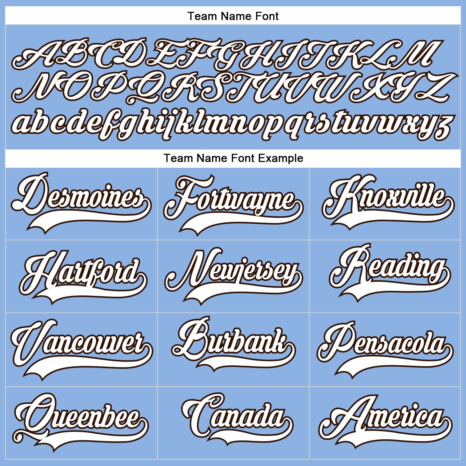 Custom Light Blue White-Brown Hockey Lace Neck Jersey - Sky-Custom
