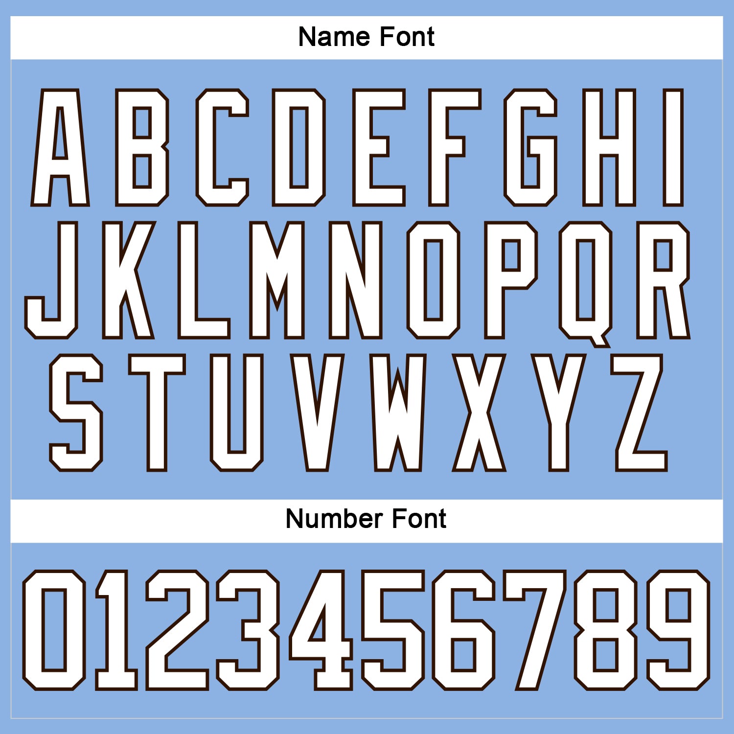Custom Light Blue White-Brown Hockey Lace Neck Jersey - Sky-Custom