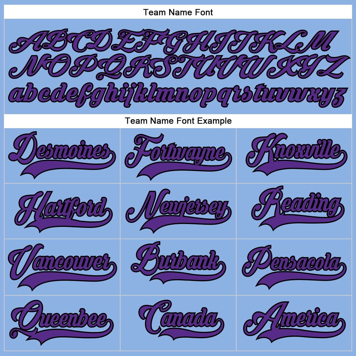 Custom Light Blue Purple-Black Hockey Lace Neck Jersey - Sky-Custom