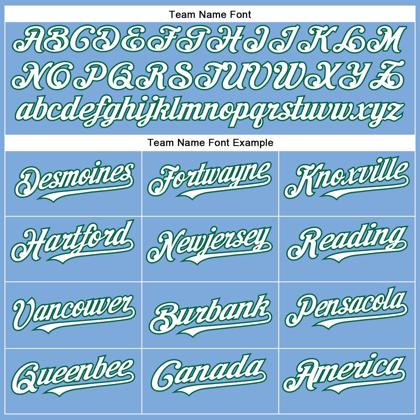 Custom Light Blue White-Kelly Green Authentic Baseball Jersey - Sky-Custom