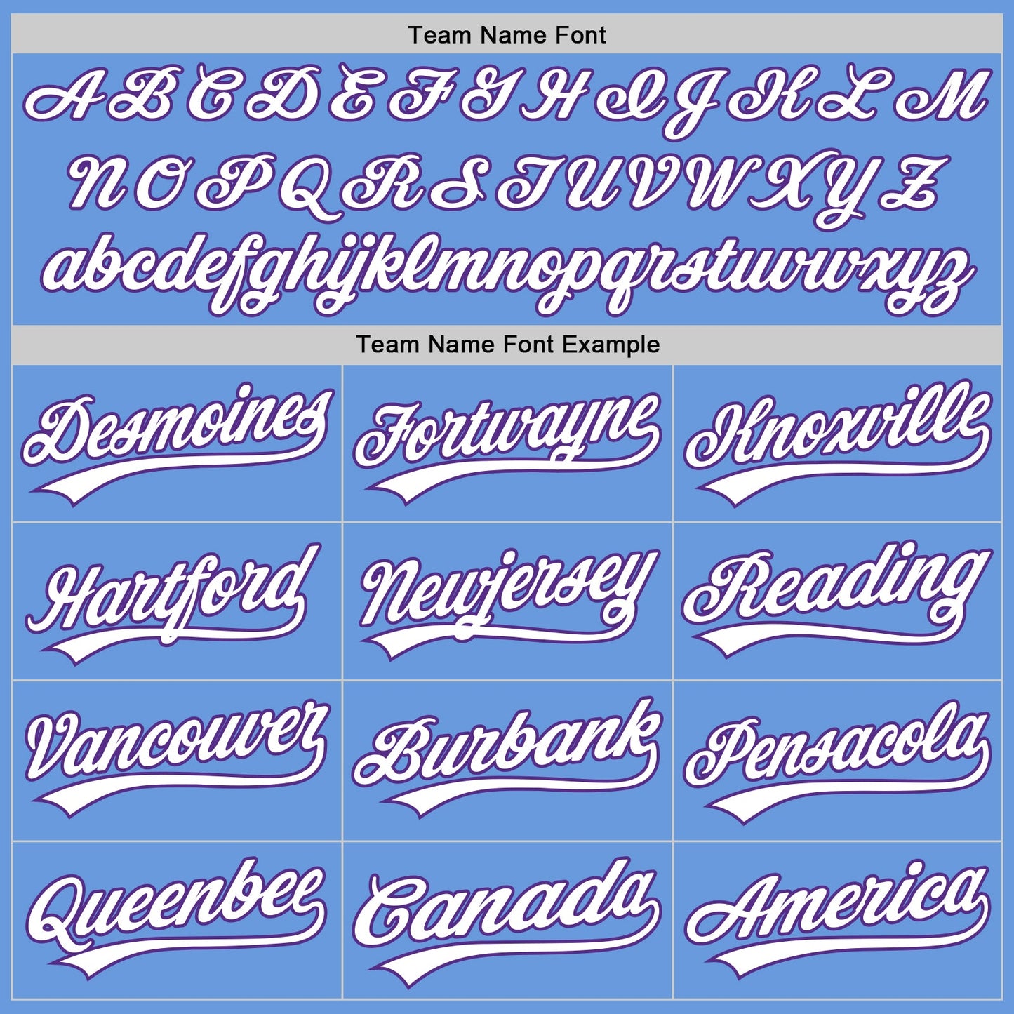 Custom Light Blue White-Purple Authentic Throwback Baseball Jersey - Sky-Custom