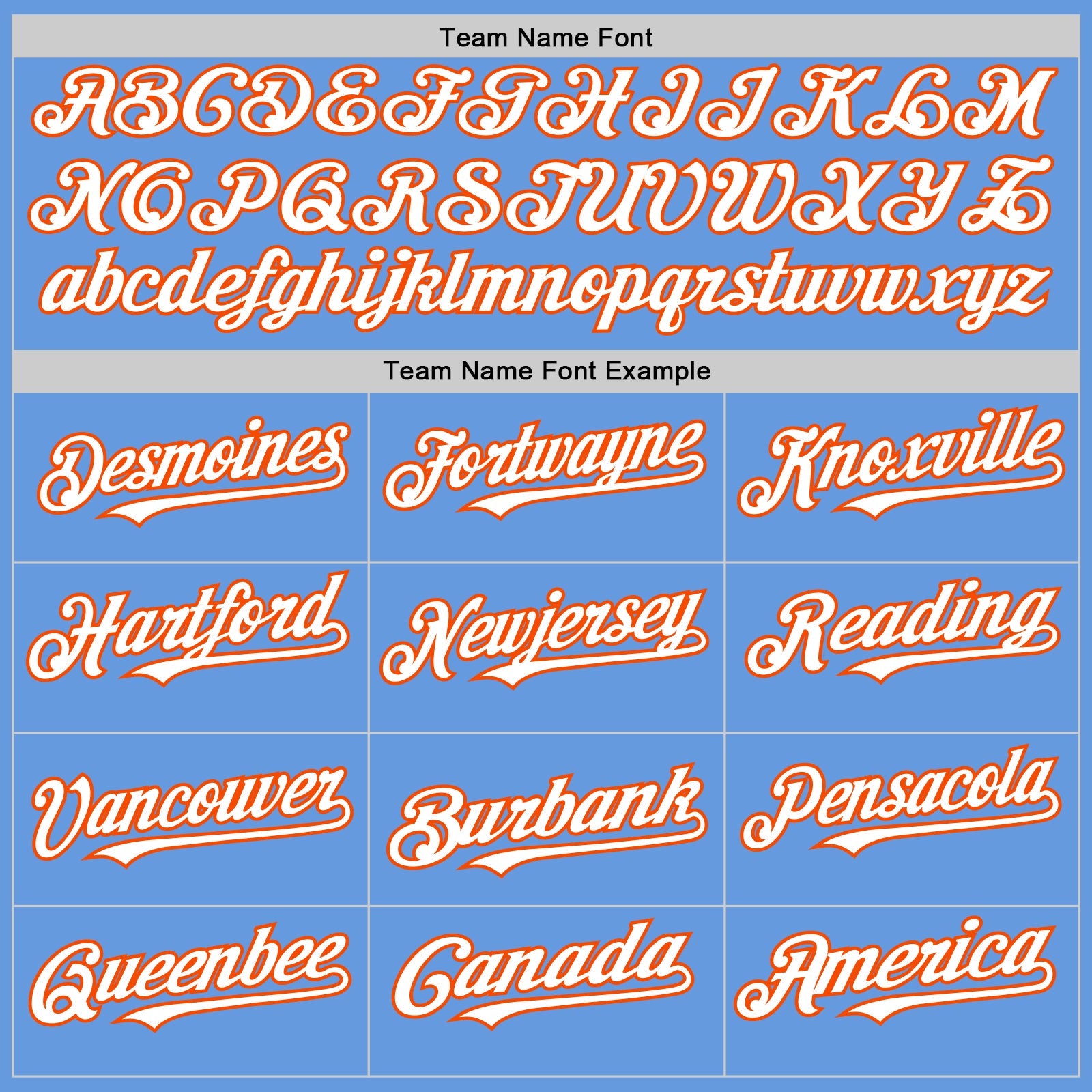 Custom Light Blue White-Orange Mesh Authentic Throwback Baseball Jersey - Sky-Custom
