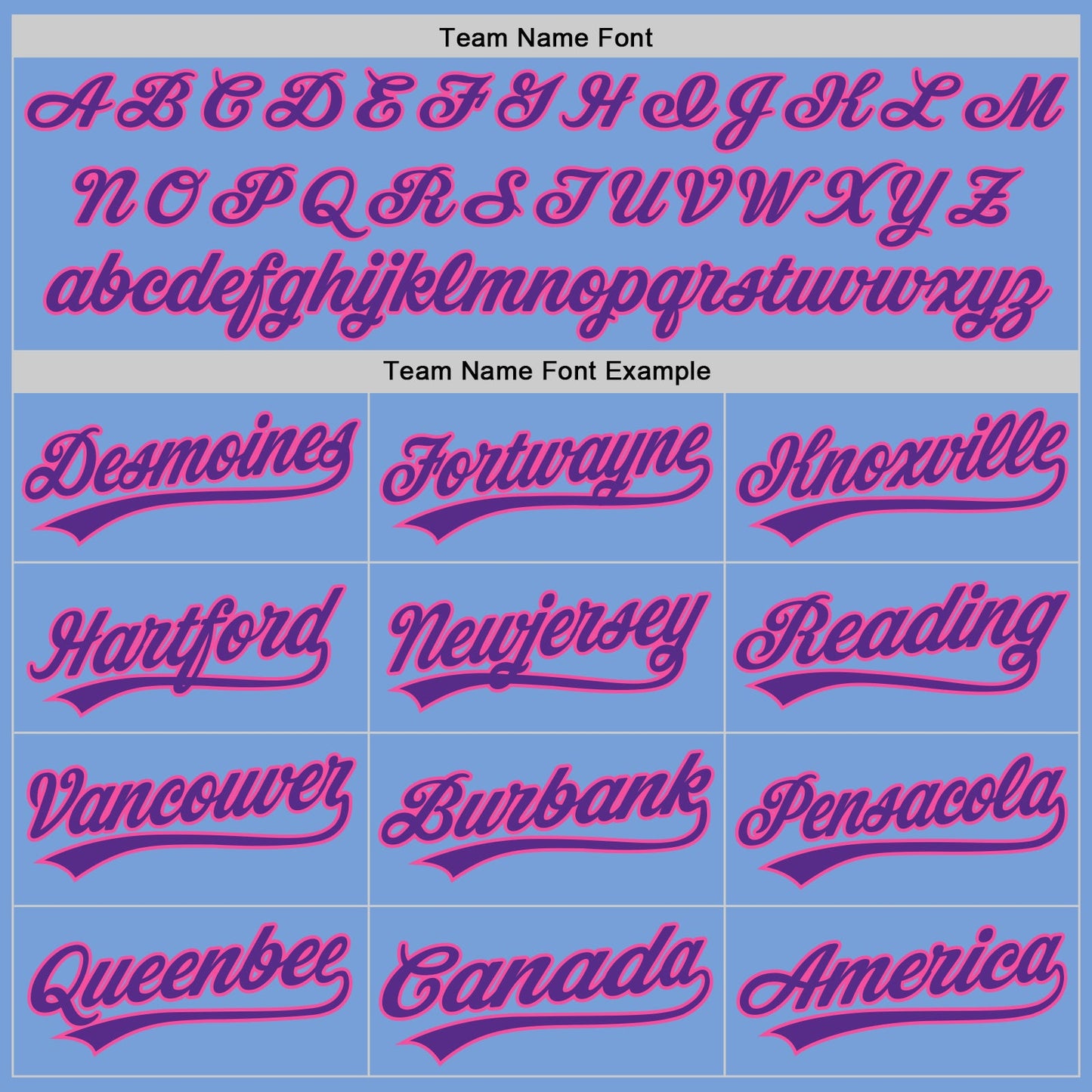 Custom Light Blue Pink-Purple Authentic Baseball Jersey - Sky-Custom