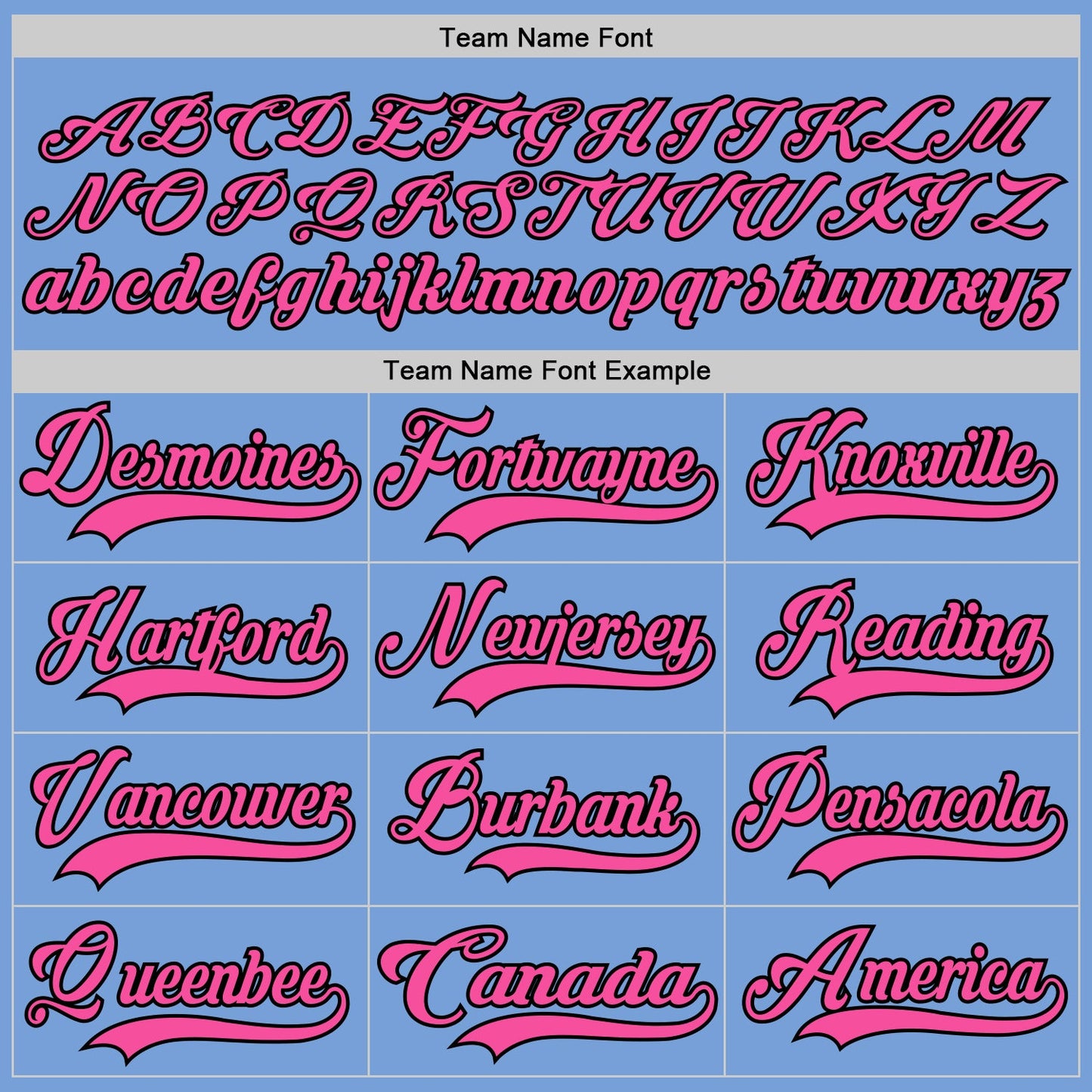 Custom Light Blue Pink-Black Hockey Lace Neck Jersey - Sky-Custom