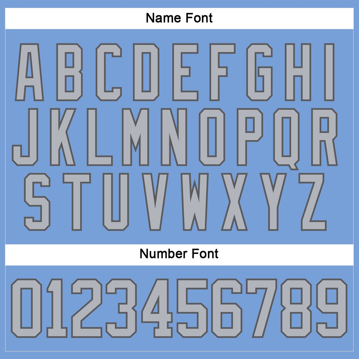 Custom Light Blue Gray-Steel Gray Hockey Lace Neck Jersey - Sky-Custom