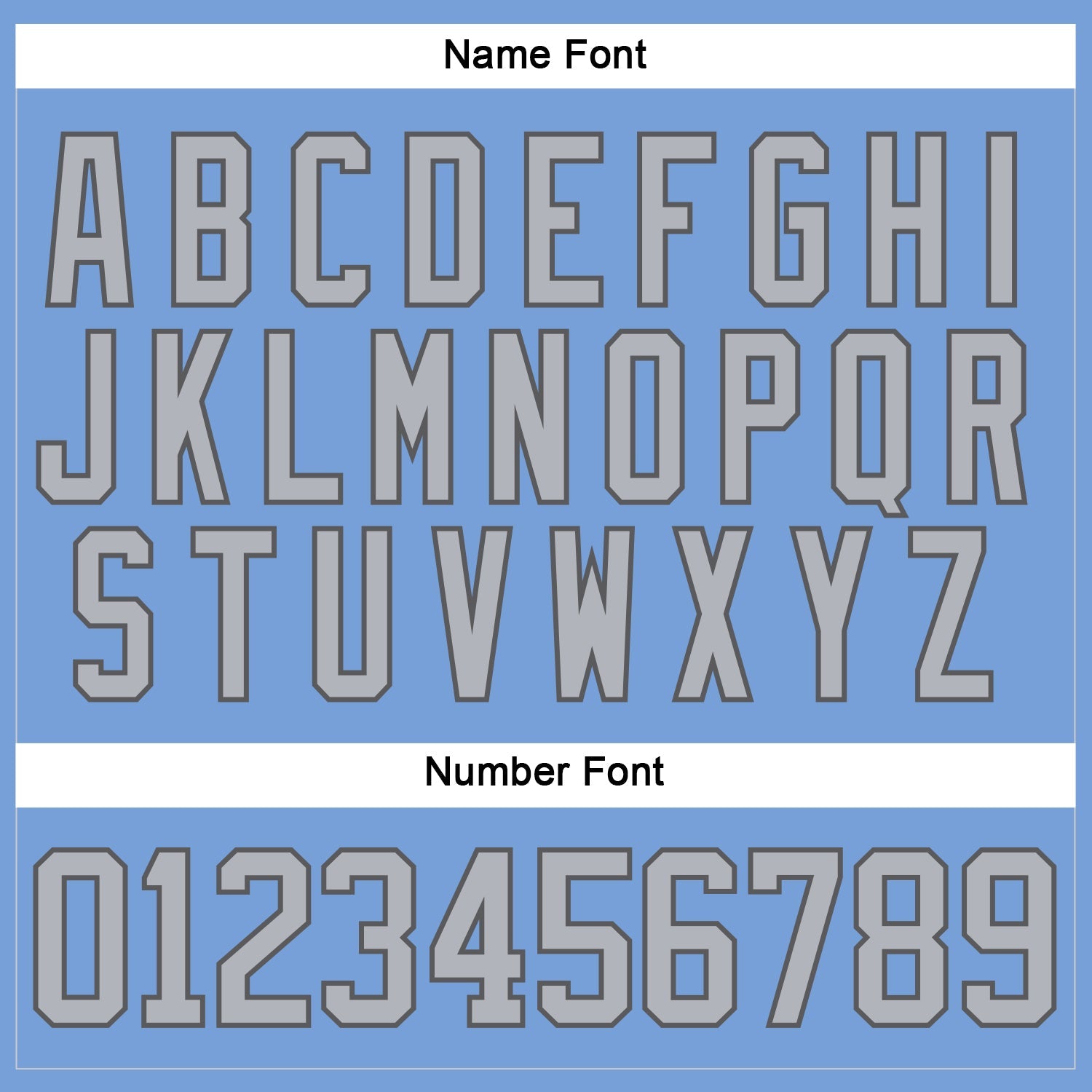 Custom Light Blue Gray-Steel Gray Hockey Lace Neck Jersey - Sky-Custom