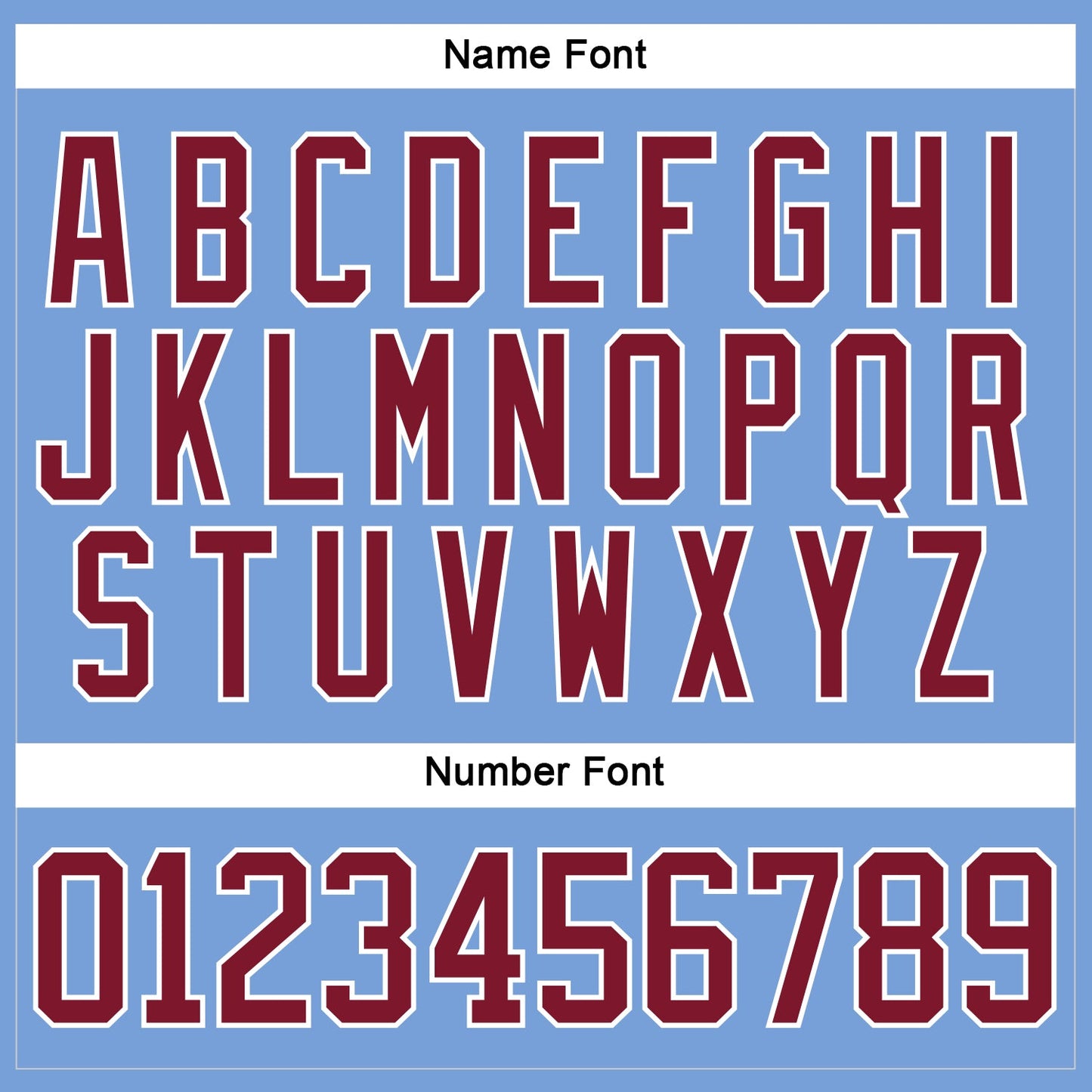 Custom Light Blue Crimson-White Hockey Lace Neck Jersey - Sky-Custom