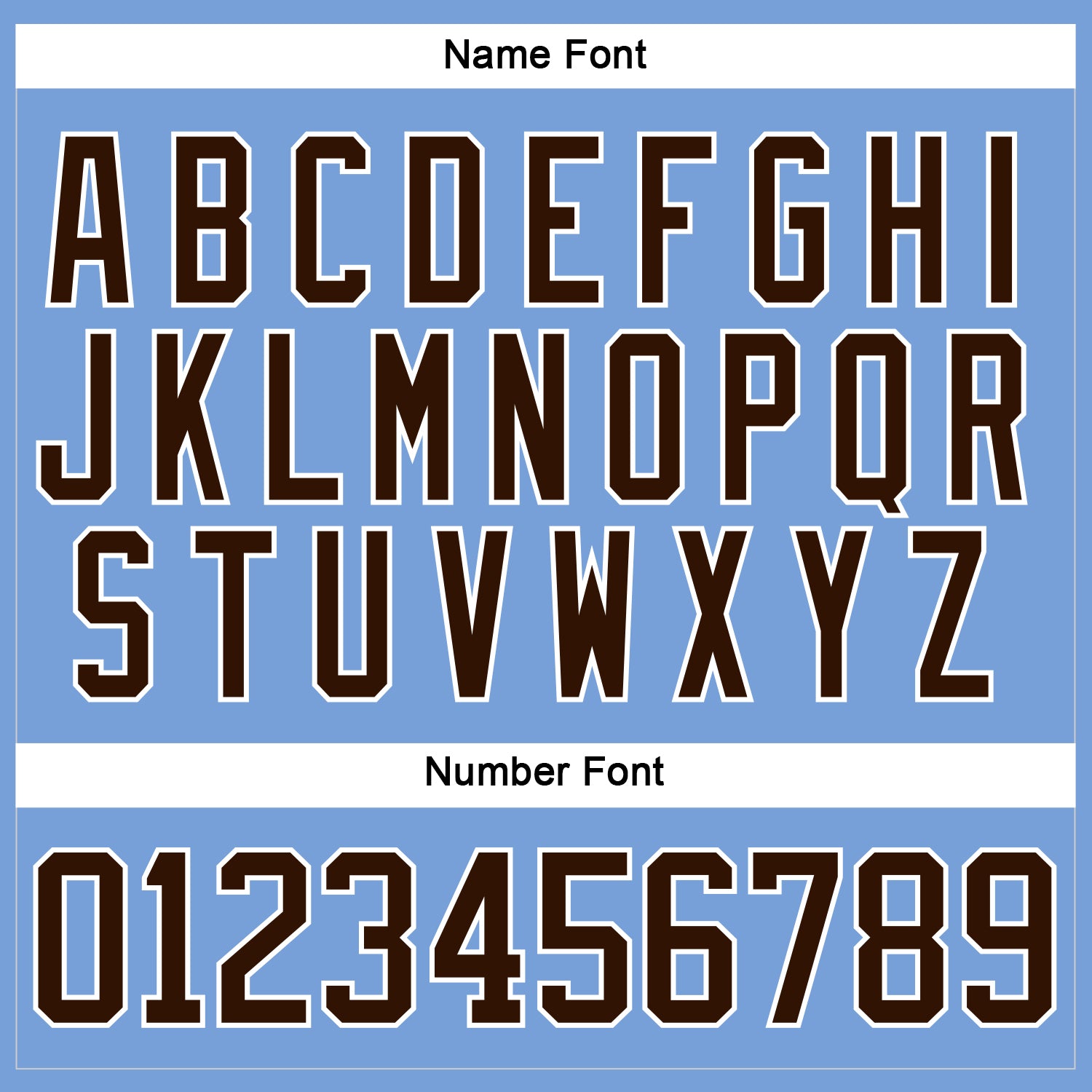 Custom Light Blue Brown-White Hockey Lace Neck Jersey - Sky-Custom
