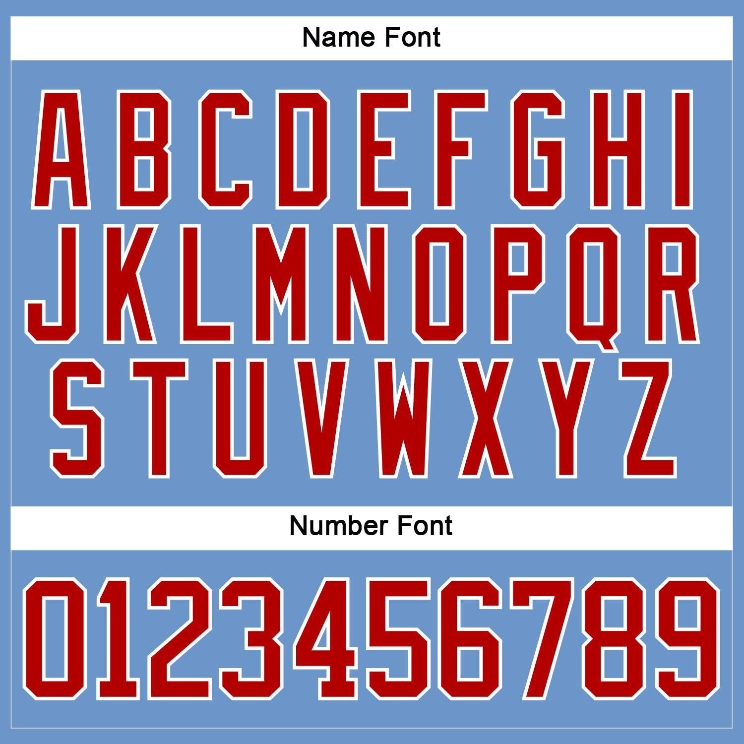Custom Light Blue Red-White Hockey Jersey - Sky-Custom