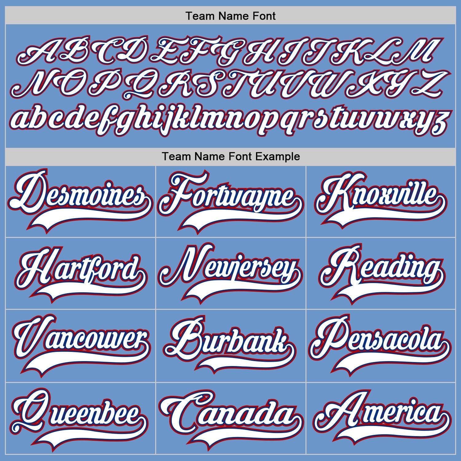 Custom Light Blue Royal-Red Hockey Jersey - Sky-Custom