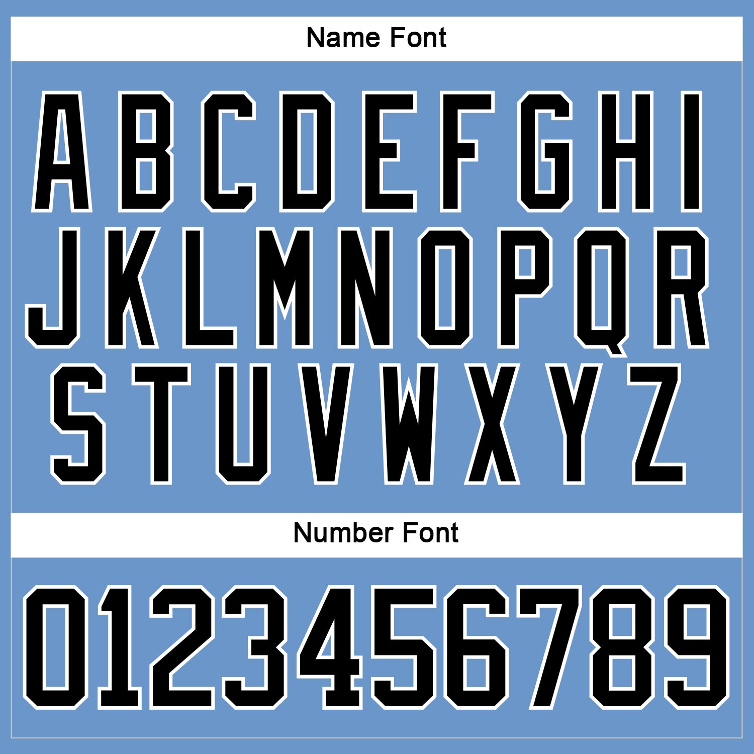 Custom Light Blue Black-White Hockey Jersey - Sky-Custom