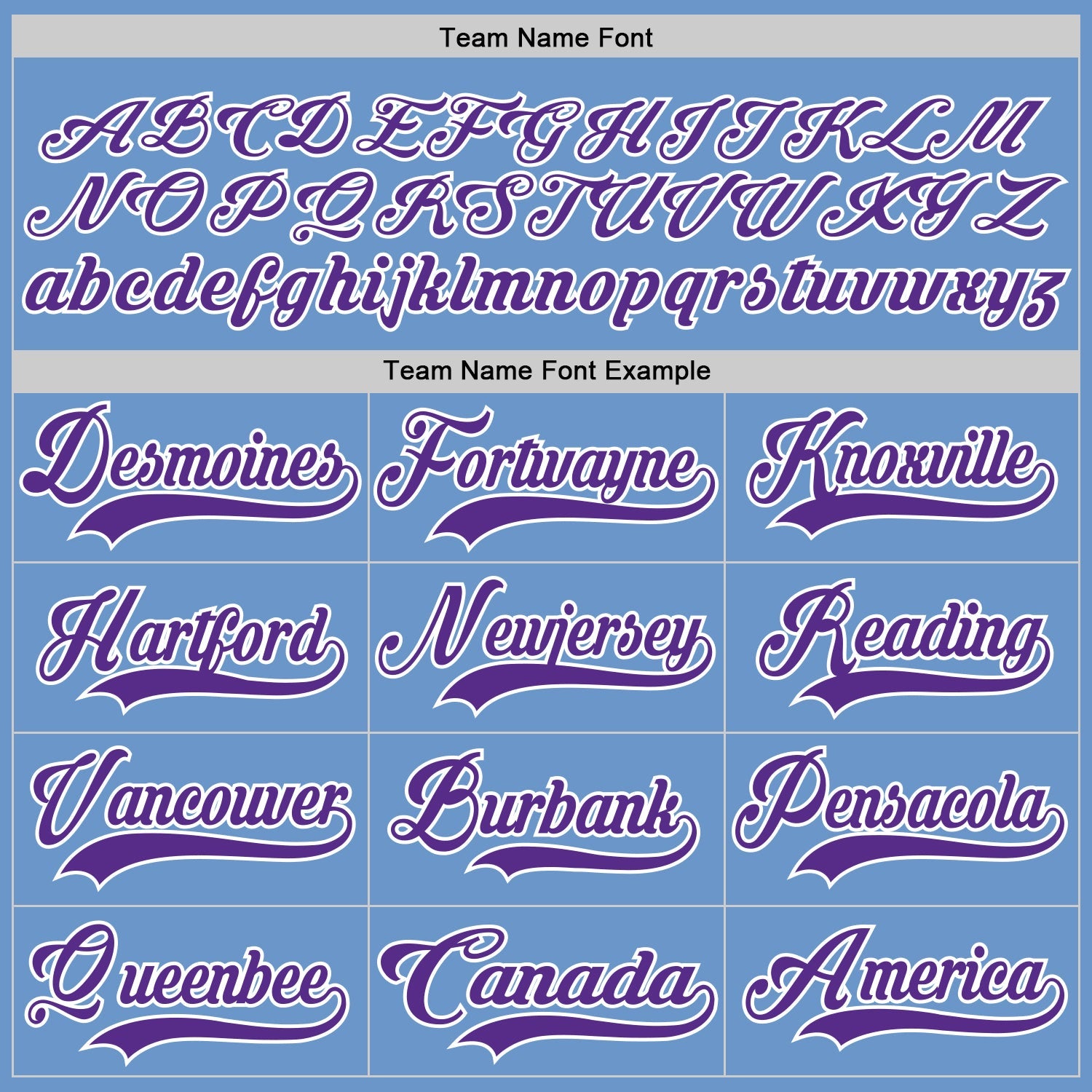 Custom Light Blue Purple-White Hockey Jersey - Sky-Custom