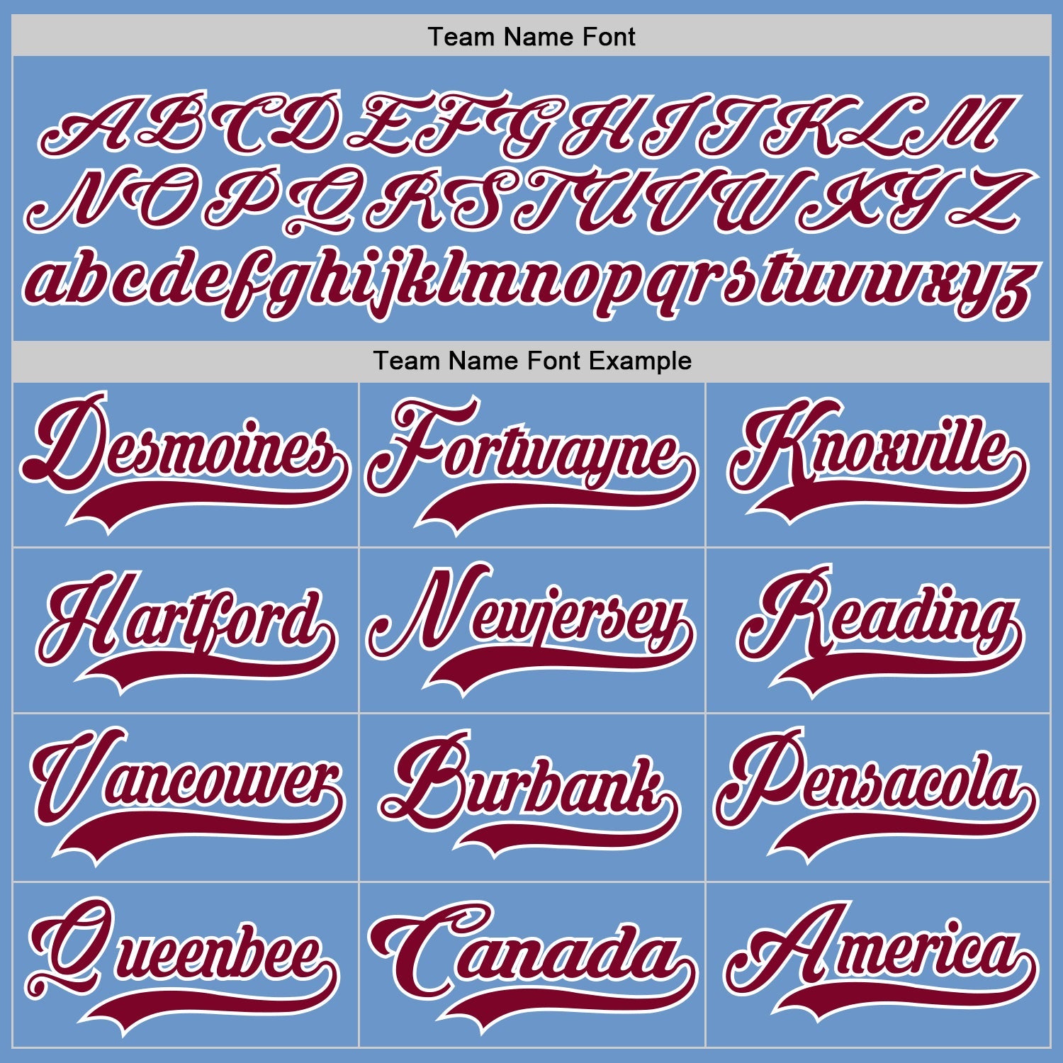 Custom Light Blue Maroon-White Hockey Jersey - Sky-Custom