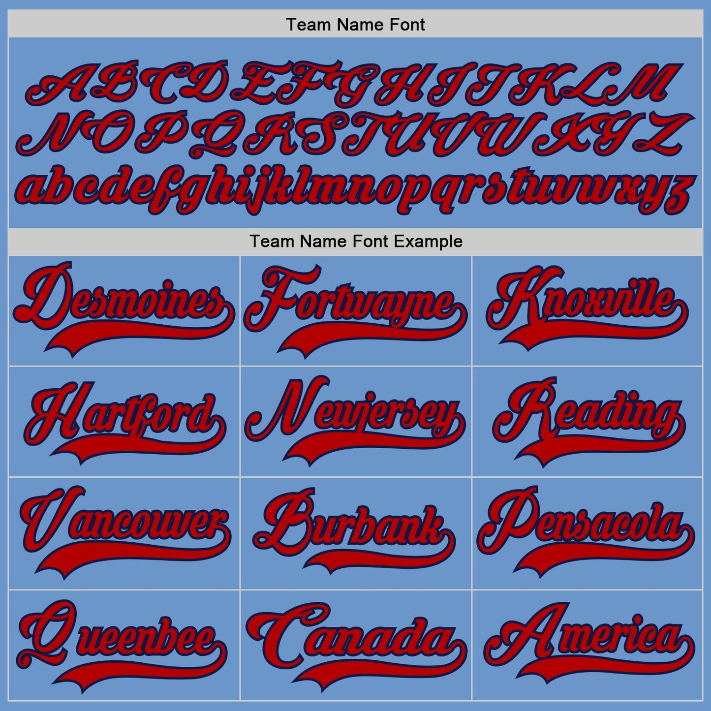 Custom Light Blue Red-Navy Hockey Jersey - Sky-Custom
