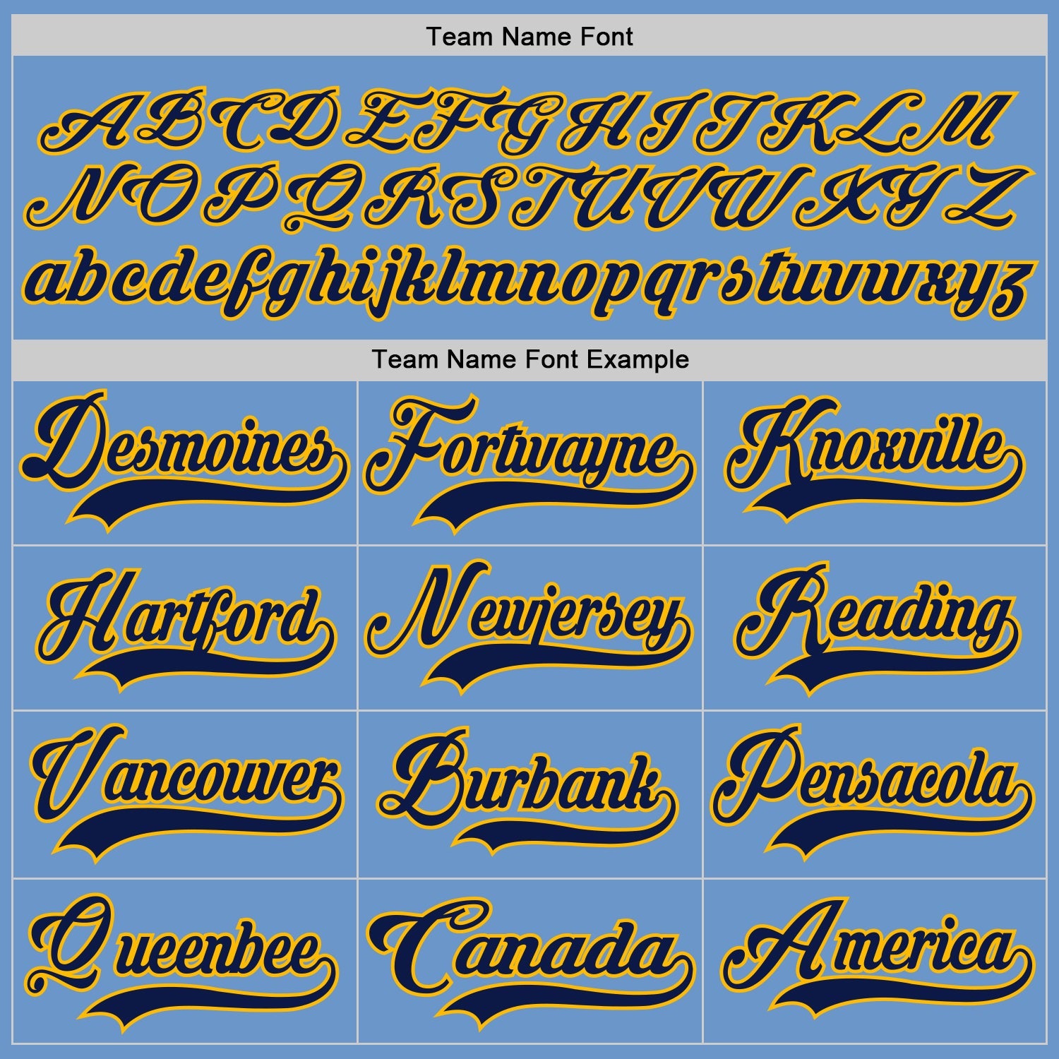 Custom Light Blue Navy-Gold Hockey Jersey - Sky-Custom