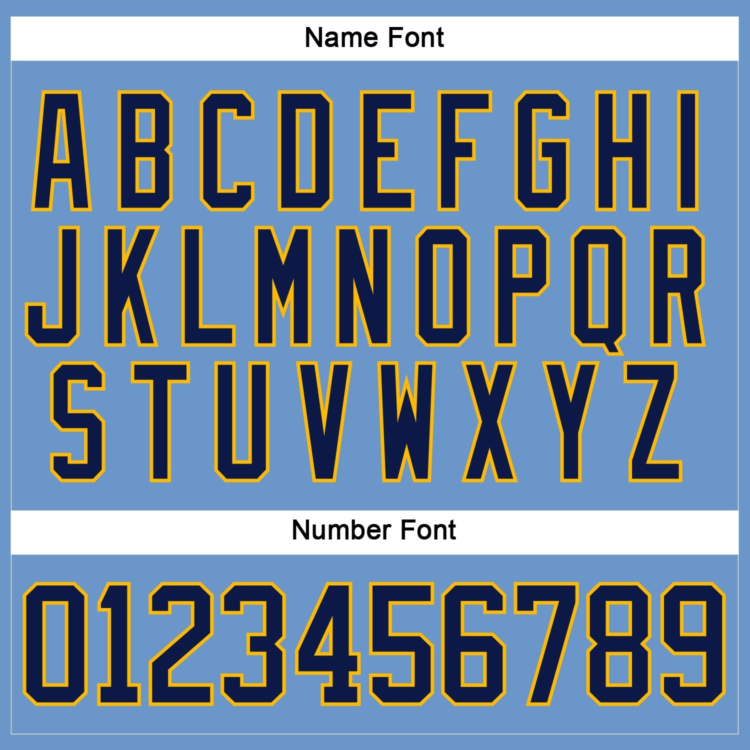 Custom Light Blue Navy-Gold Hockey Jersey - Sky-Custom