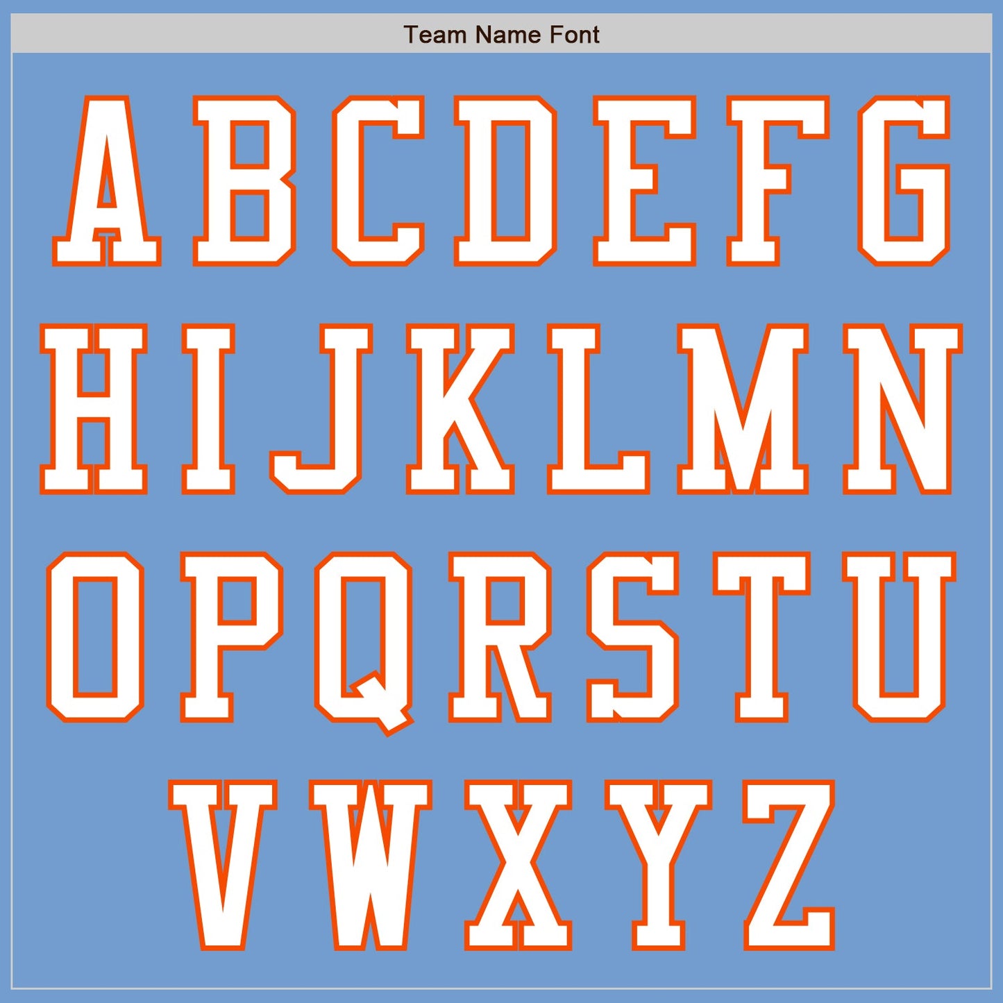 Custom Light Blue White-Orange Authentic Baseball Jersey - Sky-Custom