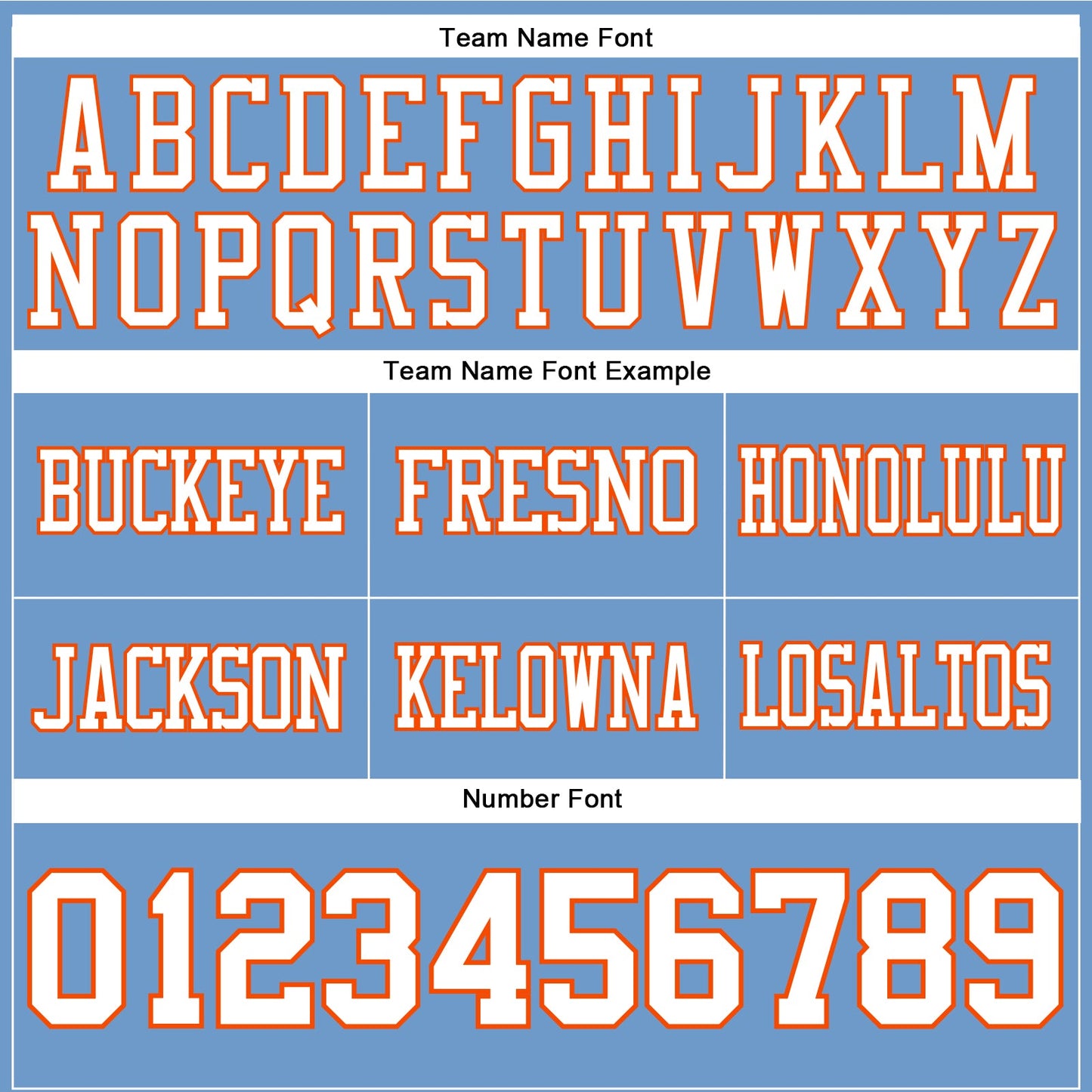 Custom Light Blue White-Orange Mesh Authentic Football Jersey - Sky-Custom