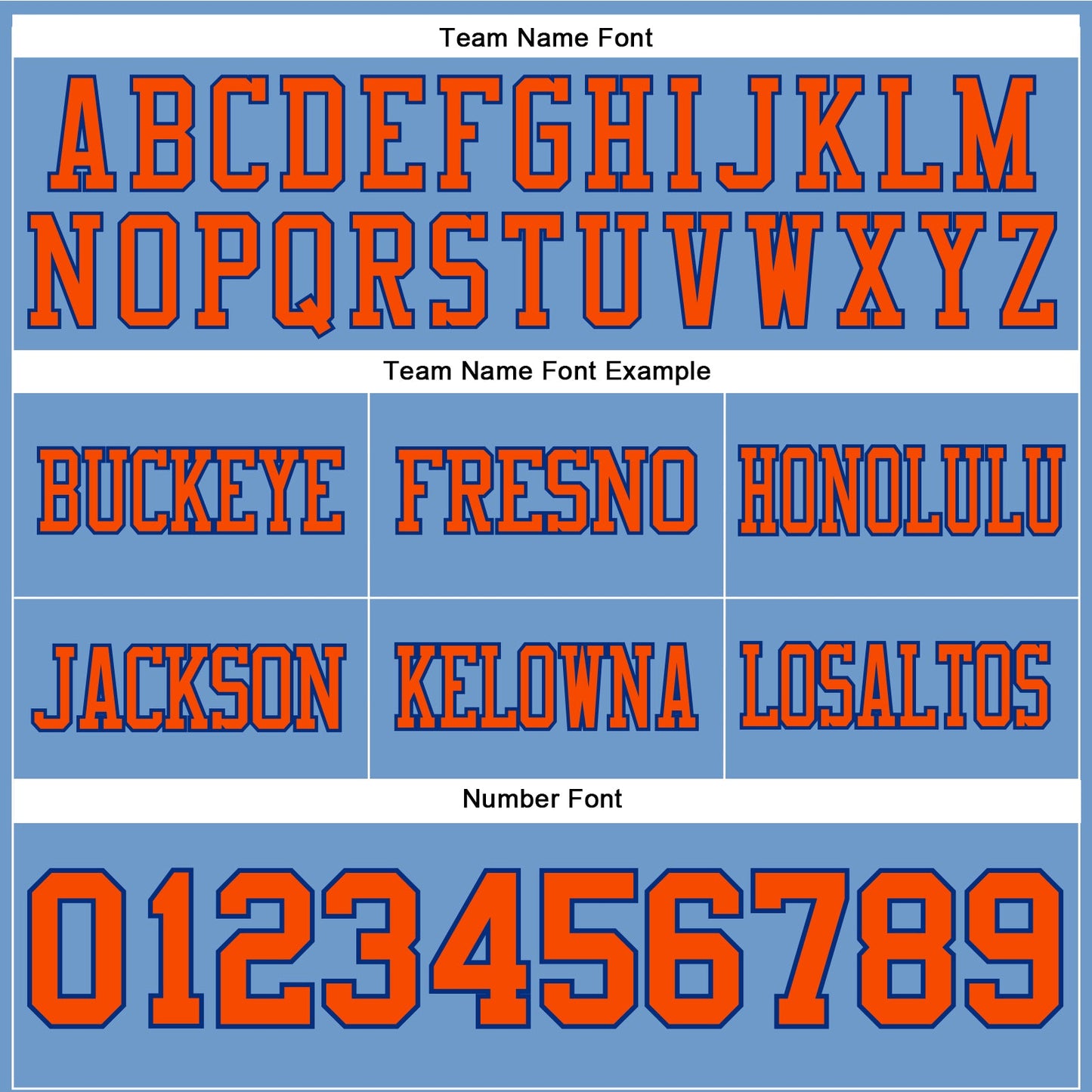 Custom Light Blue Orange-Royal Mesh Authentic Football Jersey - Sky-Custom