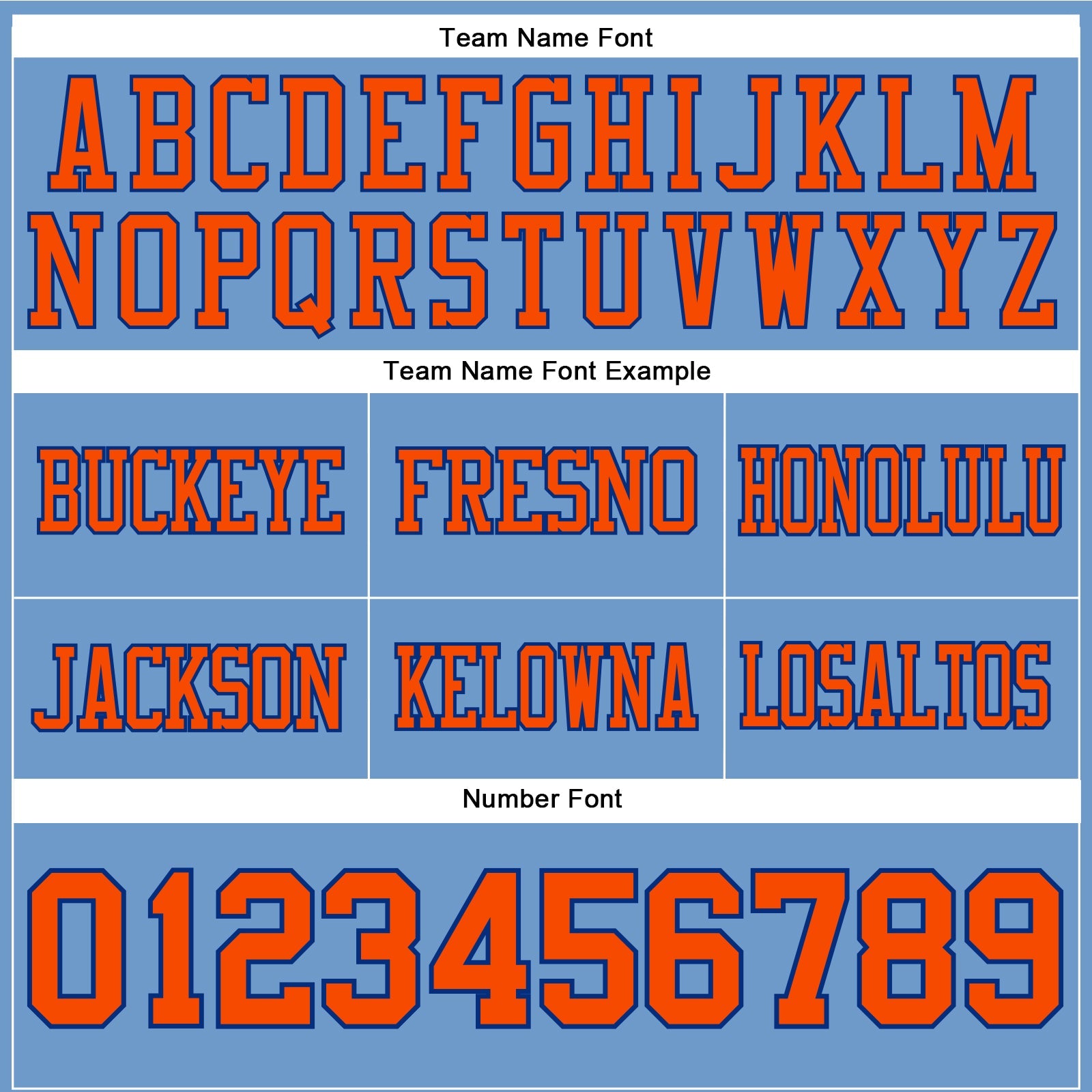 Custom Light Blue Orange-Royal Mesh Authentic Football Jersey - Sky-Custom