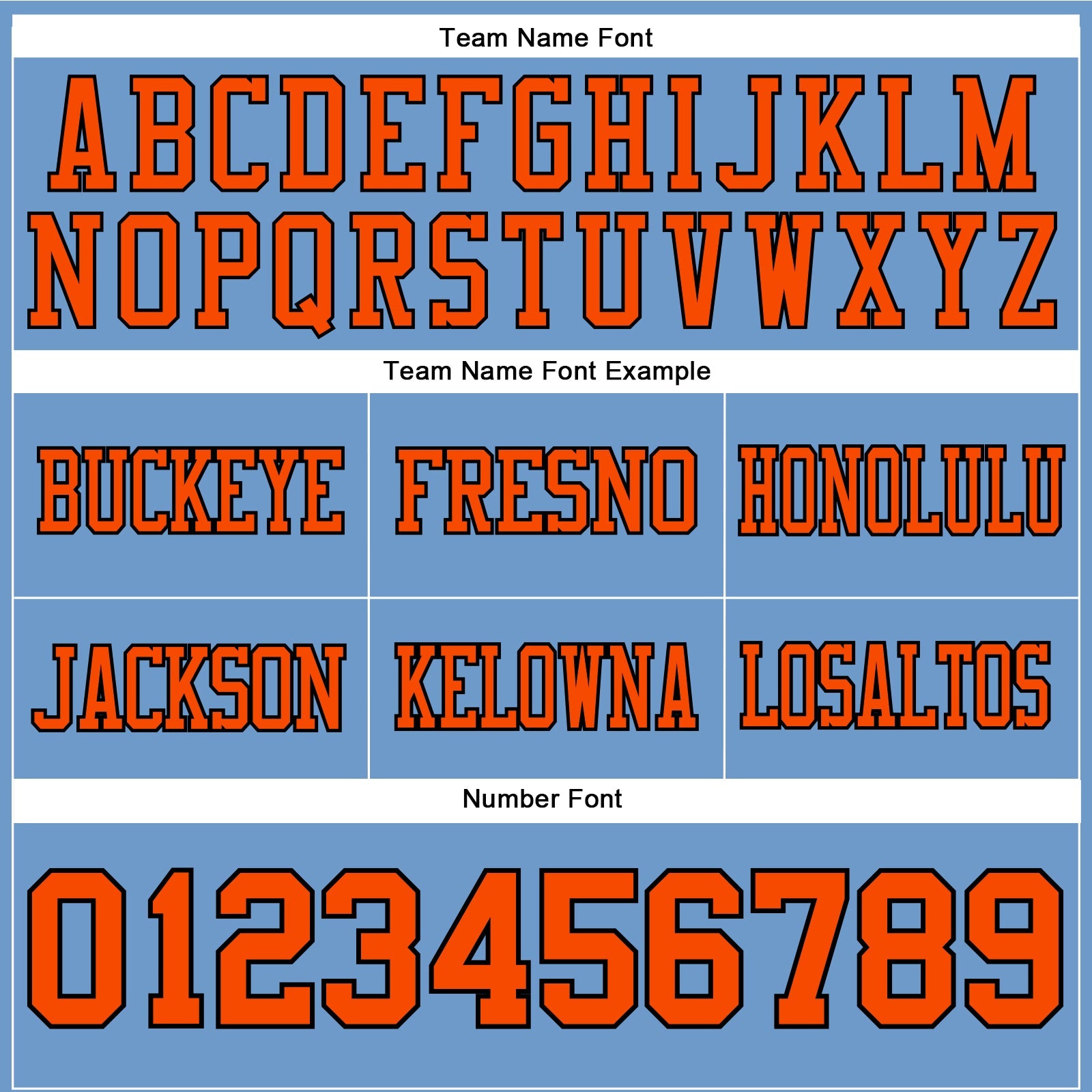 Custom Light Blue Orange-Black Mesh Authentic Football Jersey - Sky-Custom