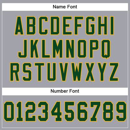 Custom Light Gray Green-Gold Mesh Authentic Football Jersey - Sky-Custom