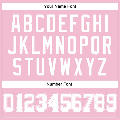 Custom Light Pink White Authentic Throwback Basketball Jersey - Sky-Custom