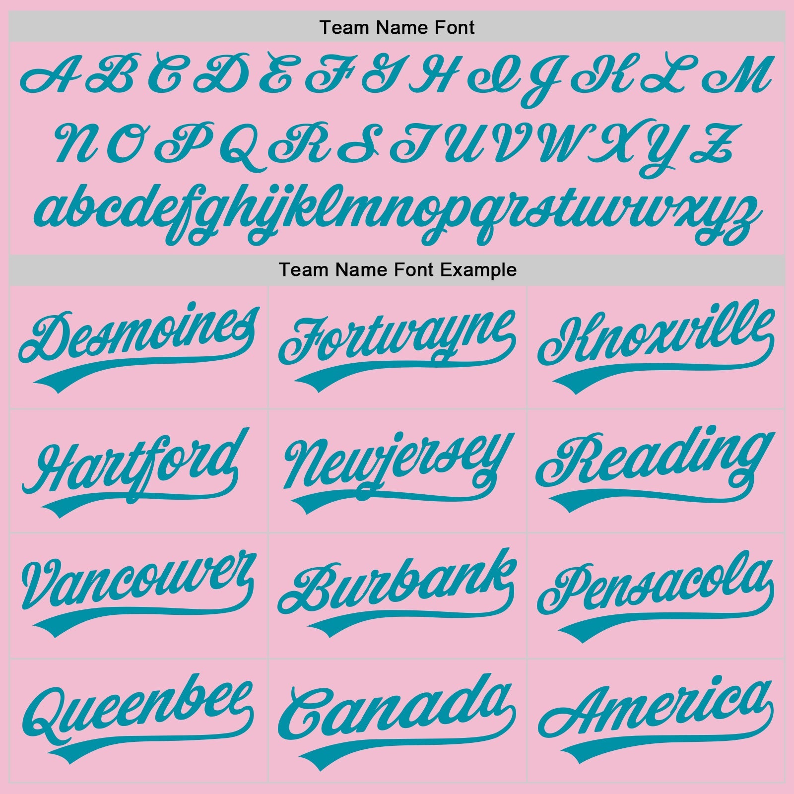 Custom Light Pink Teal-White Authentic Throwback Baseball Jersey - Sky-Custom