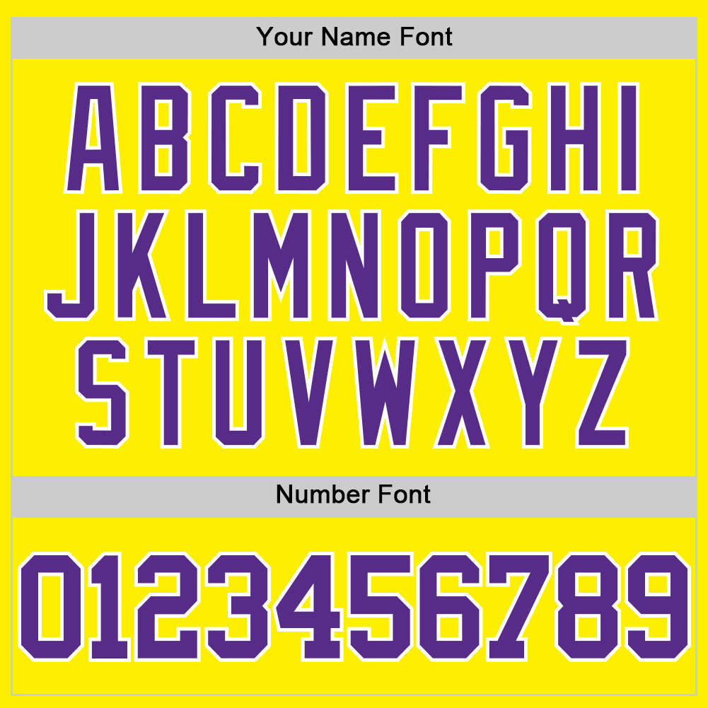 Custom Light Yellow Purple-White Authentic Basketball Jersey - Sky-Custom
