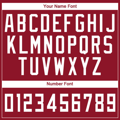 Custom Maroon White Round Neck Suit Basketball Jersey - Sky-Custom