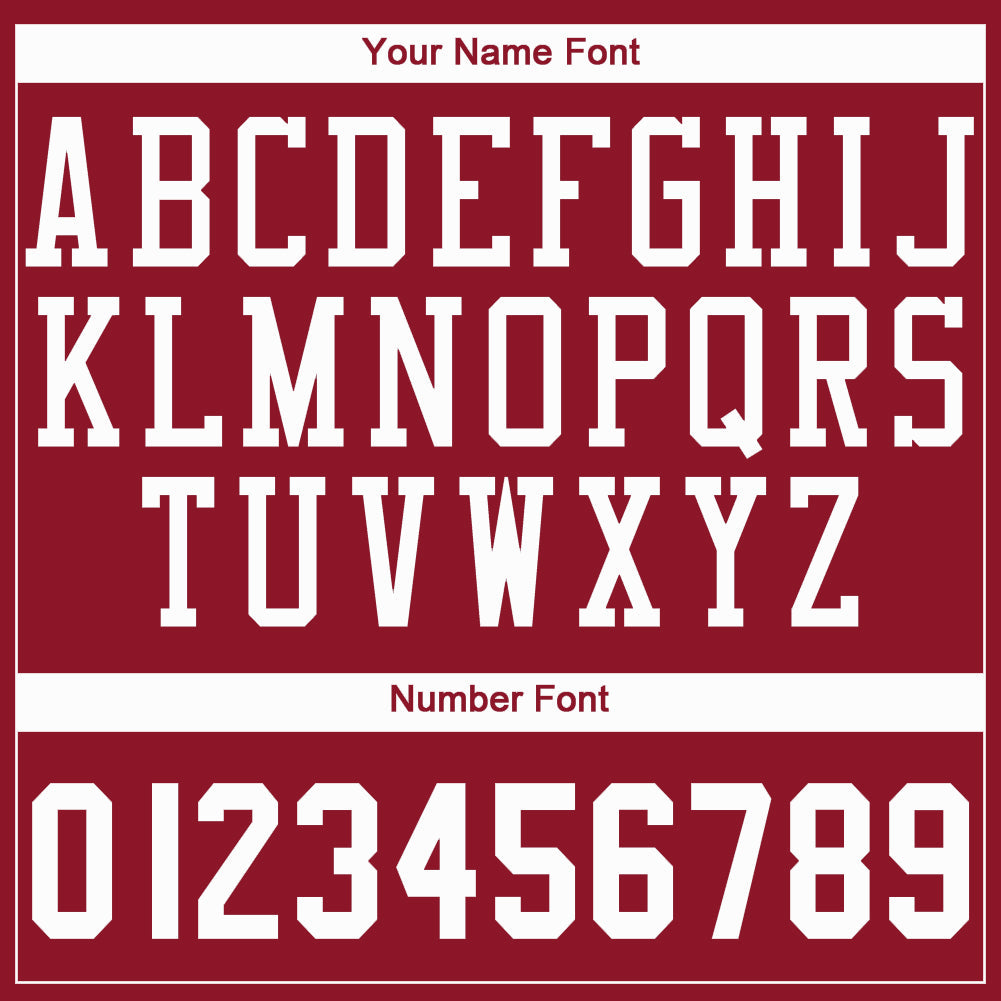 Custom Maroon White Round Neck Basketball Jersey - Sky-Custom