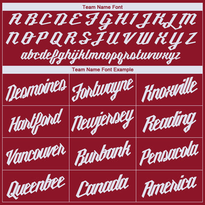 Custom Maroon White Round Neck Basketball Jersey - Sky-Custom