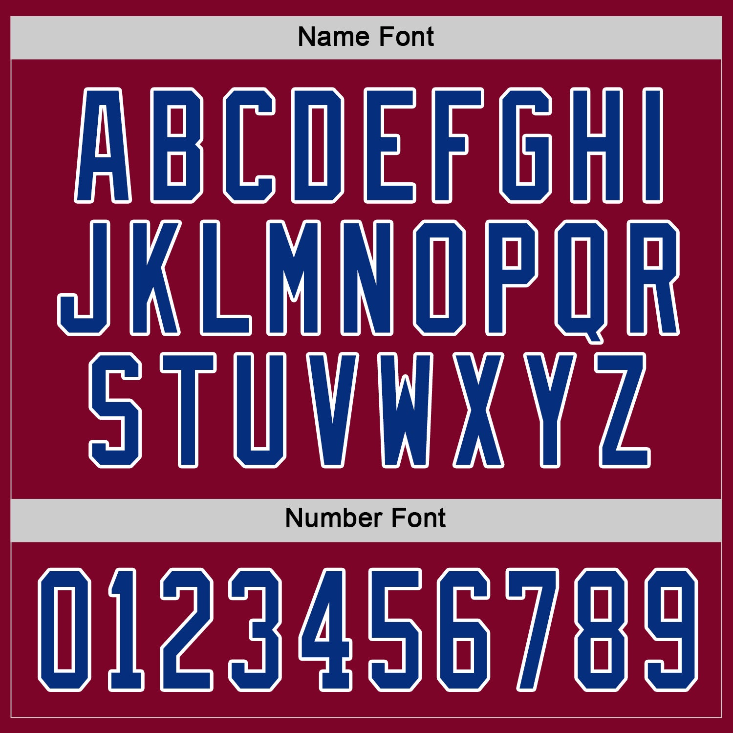 Custom Maroon Royal-White Hockey Jersey - Sky-Custom