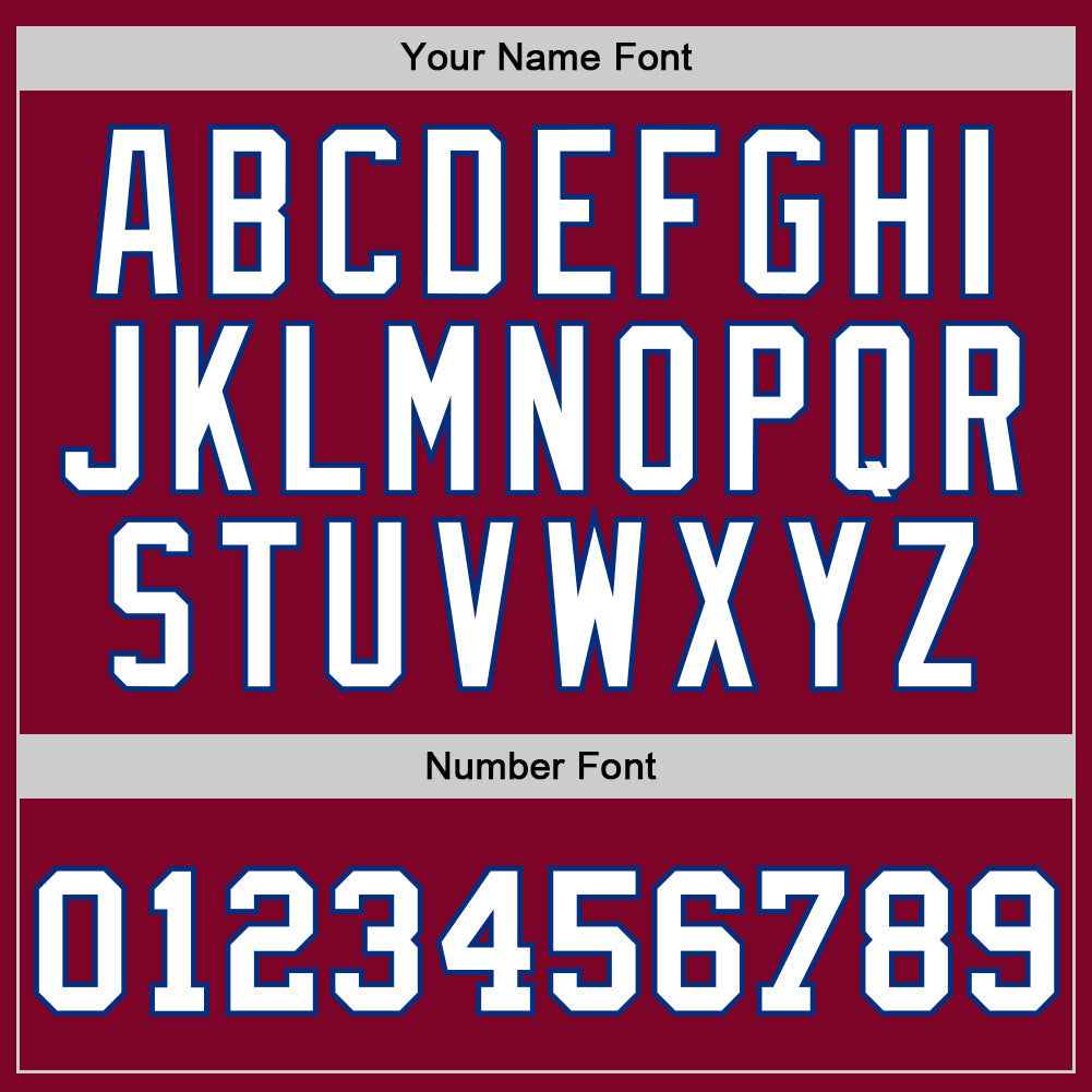Custom Maroon White-Royal Authentic Throwback Basketball Jersey - Sky-Custom