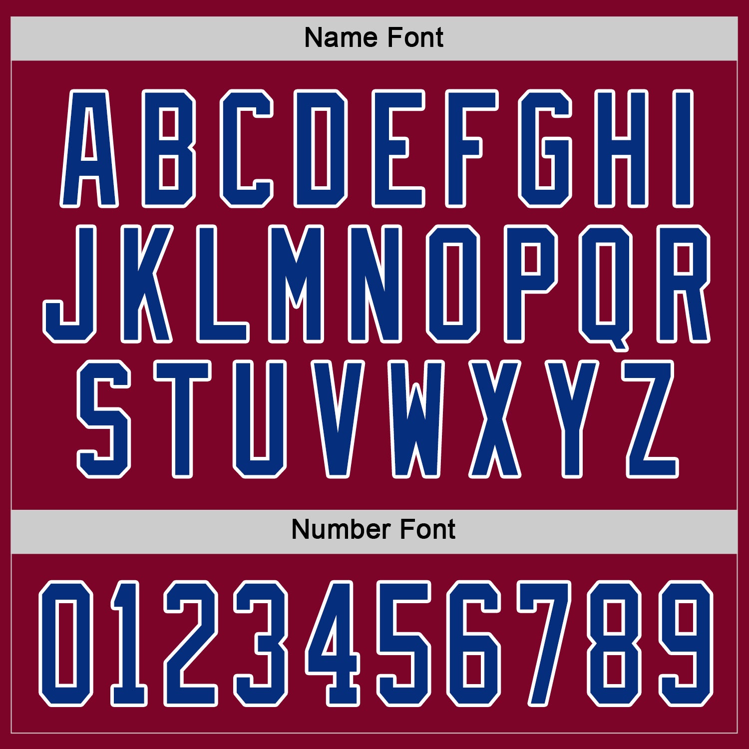 Custom Maroon Royal-White Hockey Jersey - Sky-Custom