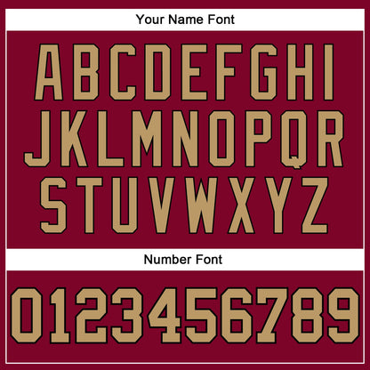 Custom Maroon Old Gold-Black Authentic Throwback Basketball Jersey - Sky-Custom