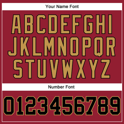 Custom Maroon White Pinstripe Black-Old Gold Authentic Basketball Jersey - Sky-Custom