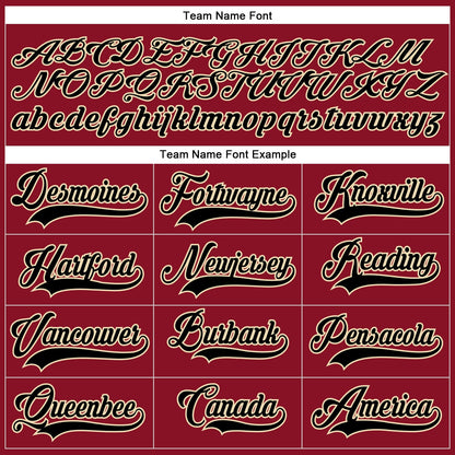 Custom Maroon Black-City Cream Hockey Lace Neck Jersey - Sky-Custom