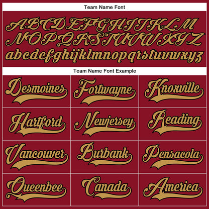 Custom Maroon Old Gold-Black Hockey Lace Neck Jersey - Sky-Custom