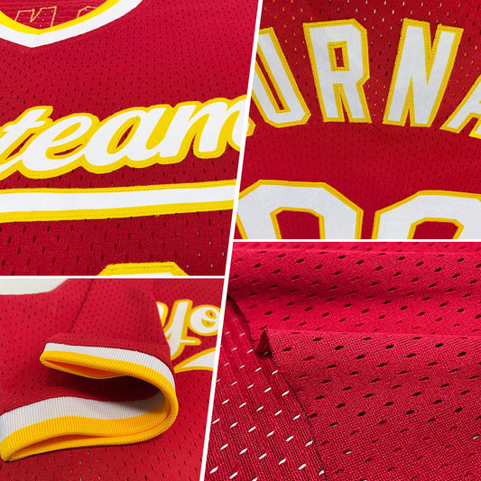 Custom Maroon Black-Gold Authentic Throwback Baseball Jersey - Sky-Custom