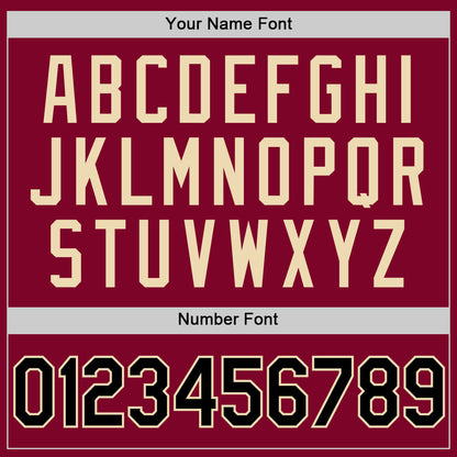 Custom Maroon Black-Cream Authentic Throwback Baseball Jersey - Sky-Custom