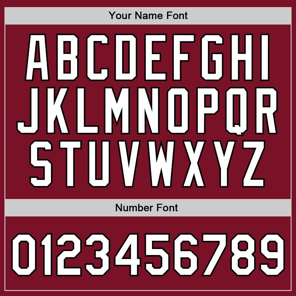 Custom Maroon White-Black Authentic Throwback Basketball Jersey - Sky-Custom