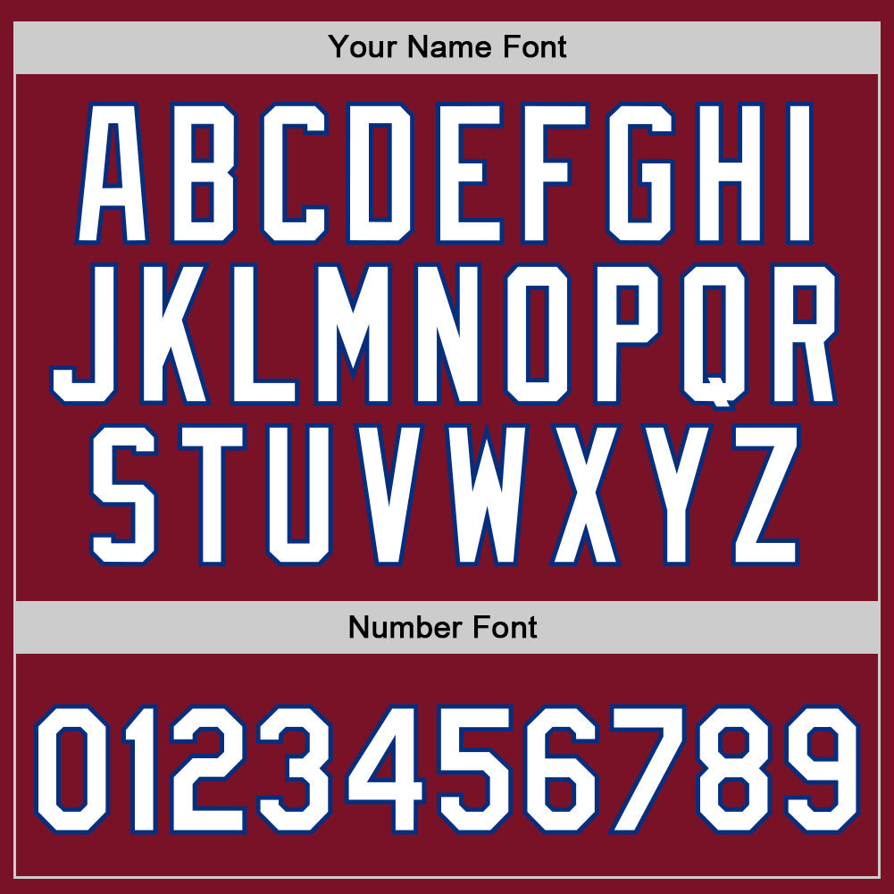 Custom Maroon White-Royal Authentic Throwback Basketball Jersey - Sky-Custom