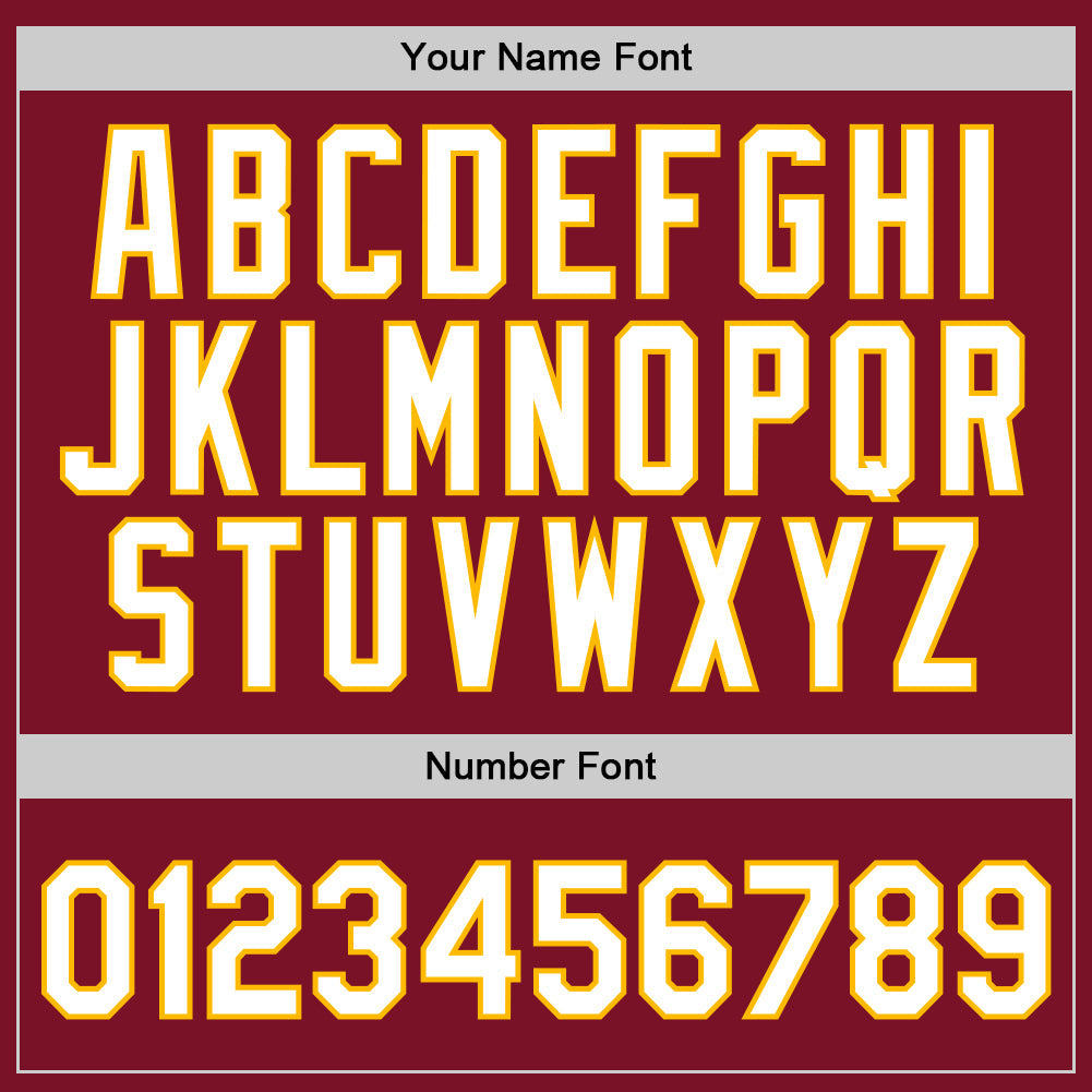 Custom Maroon White-Gold Authentic Throwback Basketball Jersey - Sky-Custom