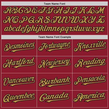 Custom Maroon Black-Old Gold Mesh Authentic Throwback Baseball Jersey - Sky-Custom