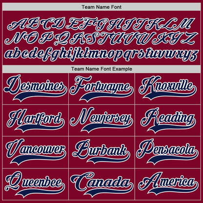 Custom Maroon Navy-White Hockey Lace Neck Jersey - Sky-Custom